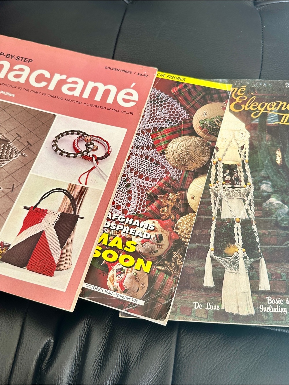 Vintage Macramé & Crochet Pattern Magazines | Craft Magazines Vintage Books